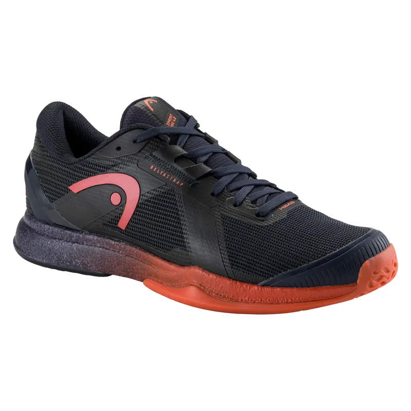 HEAD Men's Sprint Pro 4.0 Indoor Court Shoes Dark Blue Red