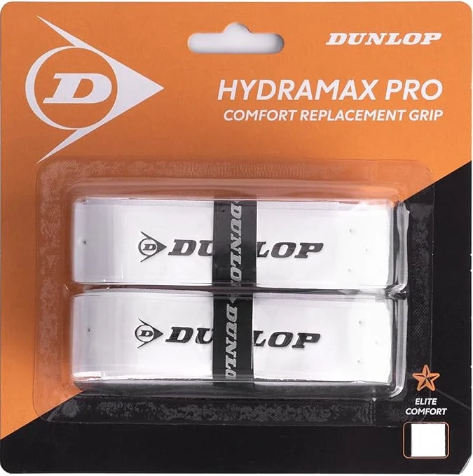 Dunlop Hydramax Pro Replacement Grip 2 Pack White