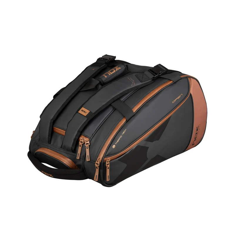Open Series Padelschlägertasche-Schwarz,Bronze
