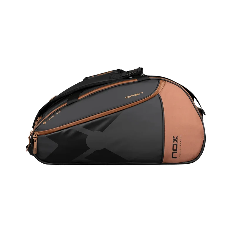 Open Series Padelschlägertasche-Schwarz,Bronze