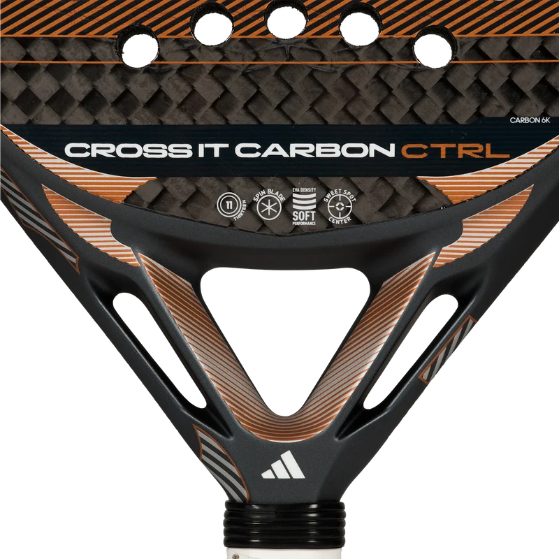 Adidas Cross IT Carbon Ctrl Padel Racket 2026