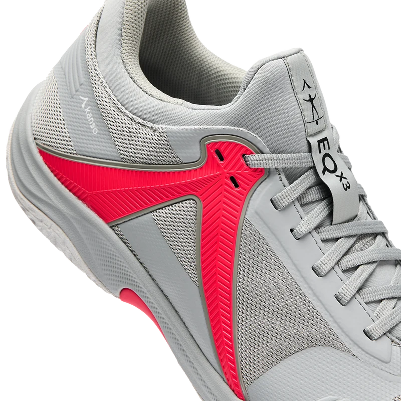 Kanso EQ ID Indoor Court Shoes 2025 Grey/Red