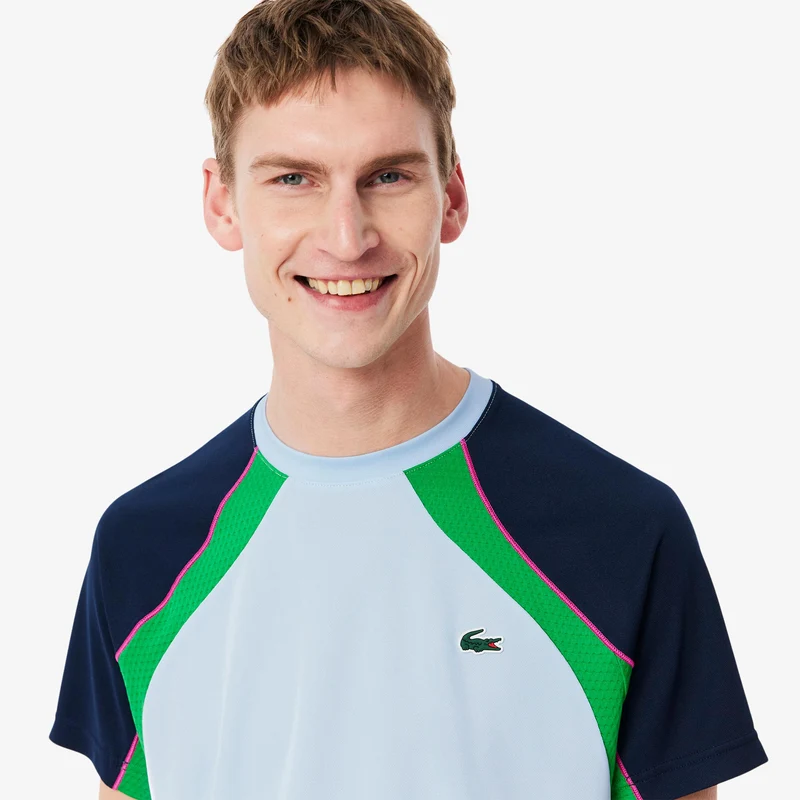 T-Shirt Herren-Hellblau,Mehrfarbig