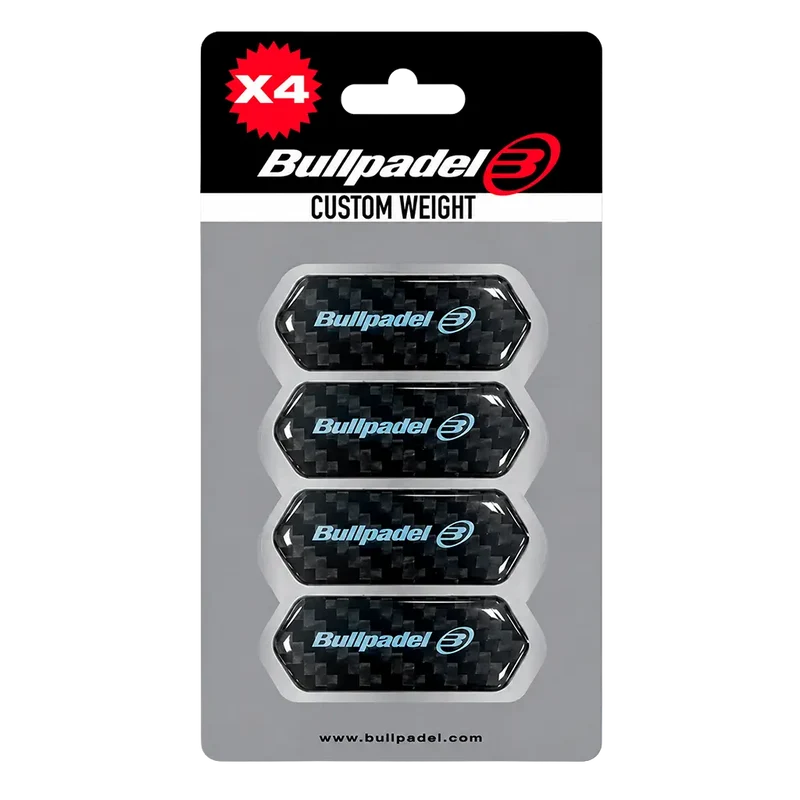 Custom Weight Bullpadel Negro (Pack x4)