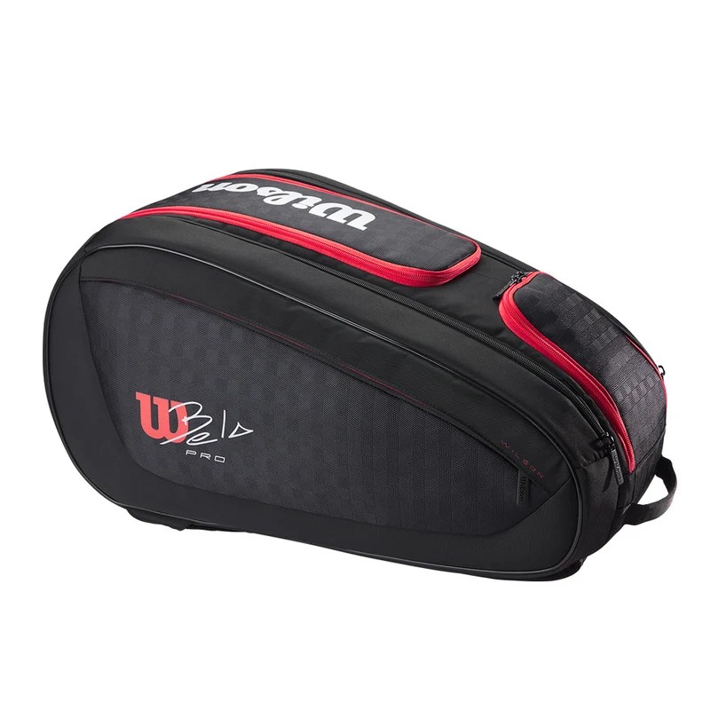 WILSON BELA V3 SUPER TOUR Padel Black/Red 2025 FERNANDO BELASTEGUIN (Paletero)