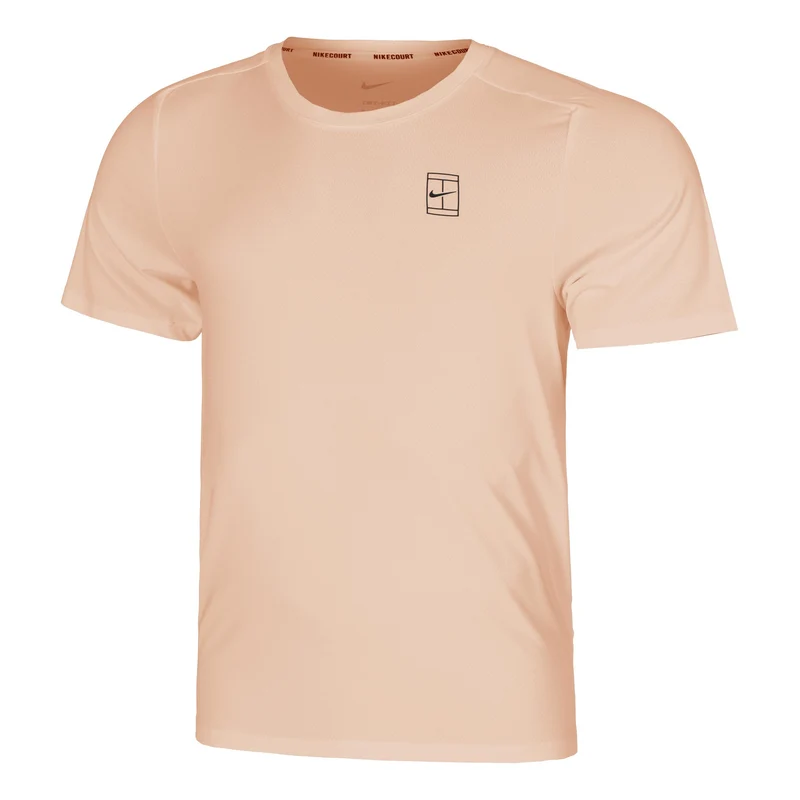 Court Dri-FIT Advantage T-Shirt Herren - koralle, schwarz