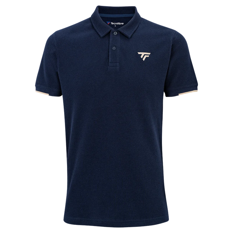 Tecnifibre Men's Waffle Polo 2025 Marine