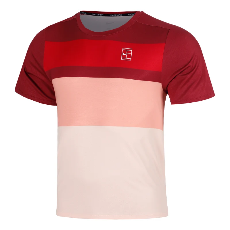 Court Dri-Fit Advantage T-Shirt Herren-Rot,Koralle