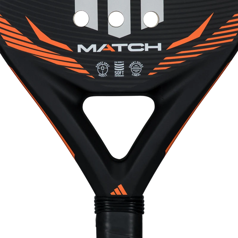 Adidas Match Padel Racket 2026 Black/Orange