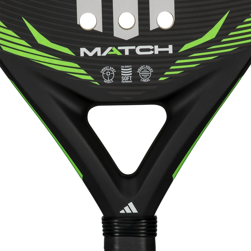 Adidas Match Padel Racket 2026 Black/Lime