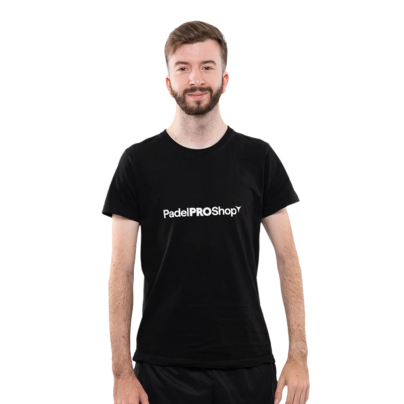 Camiseta algodón PadelPROShop Negra
