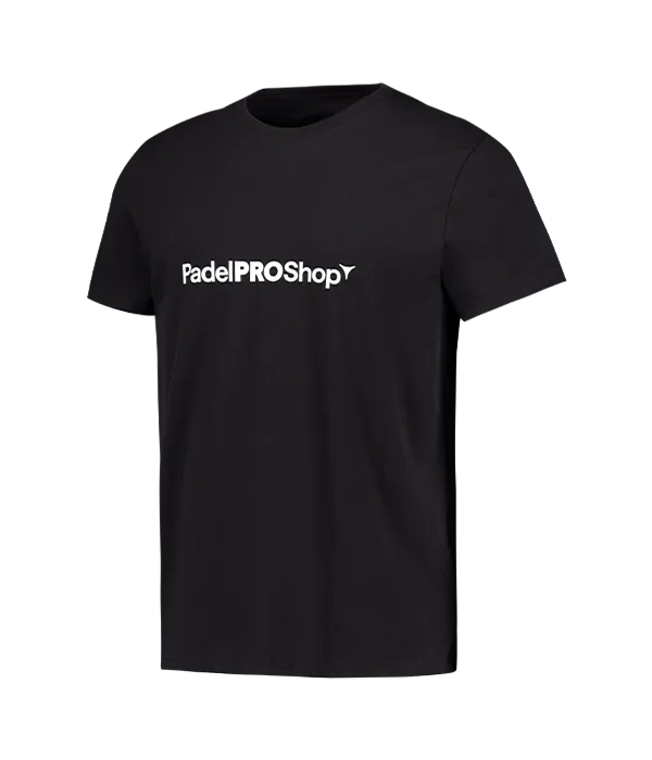 Camiseta algodón PadelPROShop Negra