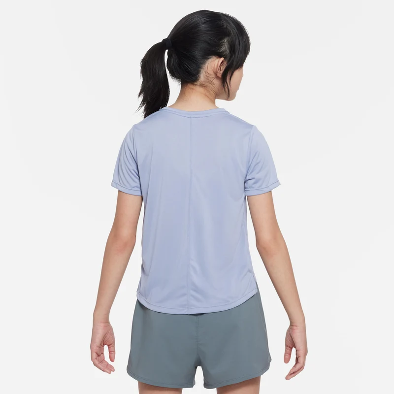 Dri-Fit One GX T-Shirt Mädchen - blaugrau,