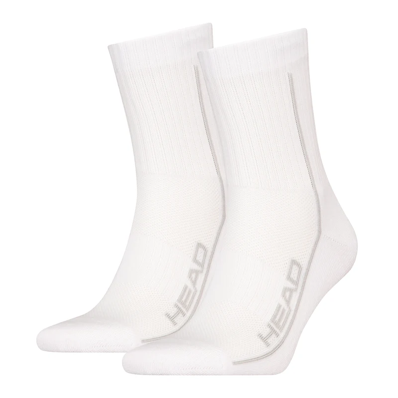 HEAD Performance Short Crew Sock 2 Pack White