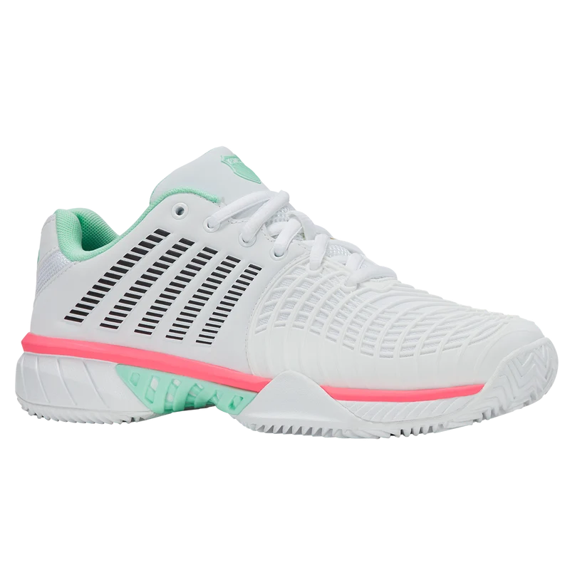 K-Swiss Women's Express Light 3 Clay Tennis Shoes White Mint