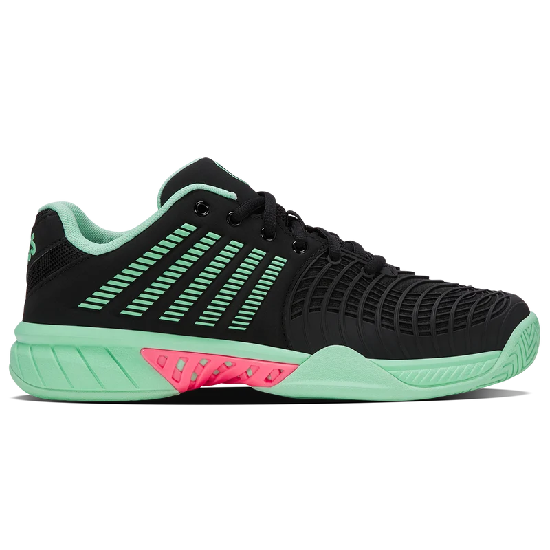K-Swiss Women's Express Light 3 Tennis Shoes Black Mint