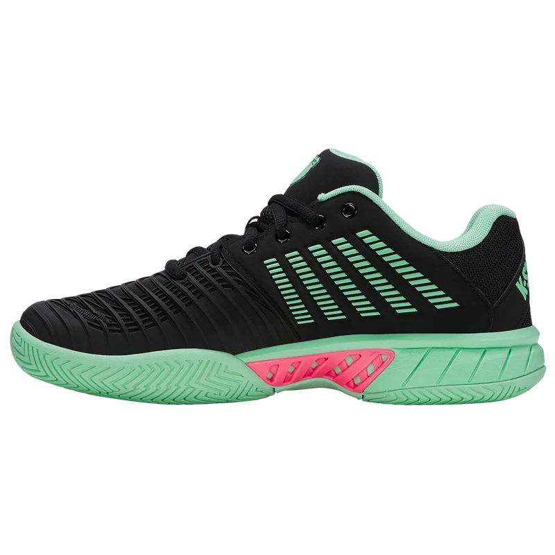 K-Swiss Women's Express Light 3 Tennis Shoes Black Mint