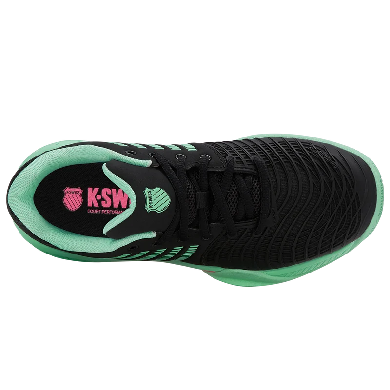 K-Swiss Women's Express Light 3 Tennis Shoes Black Mint