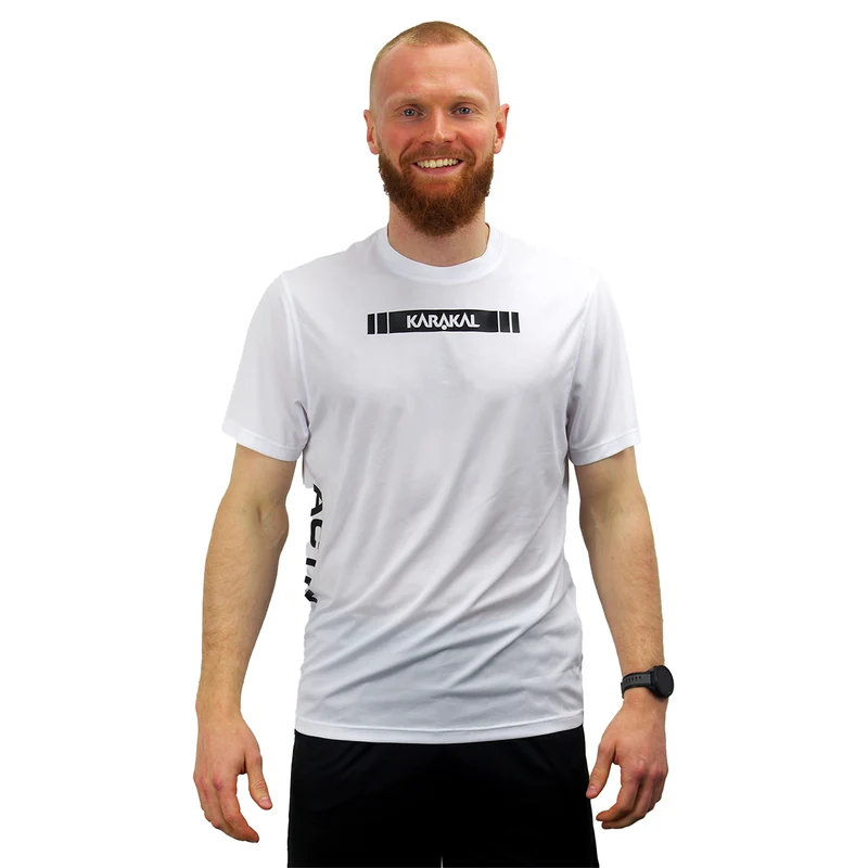 Karakal Men's Active Tee White 25/26