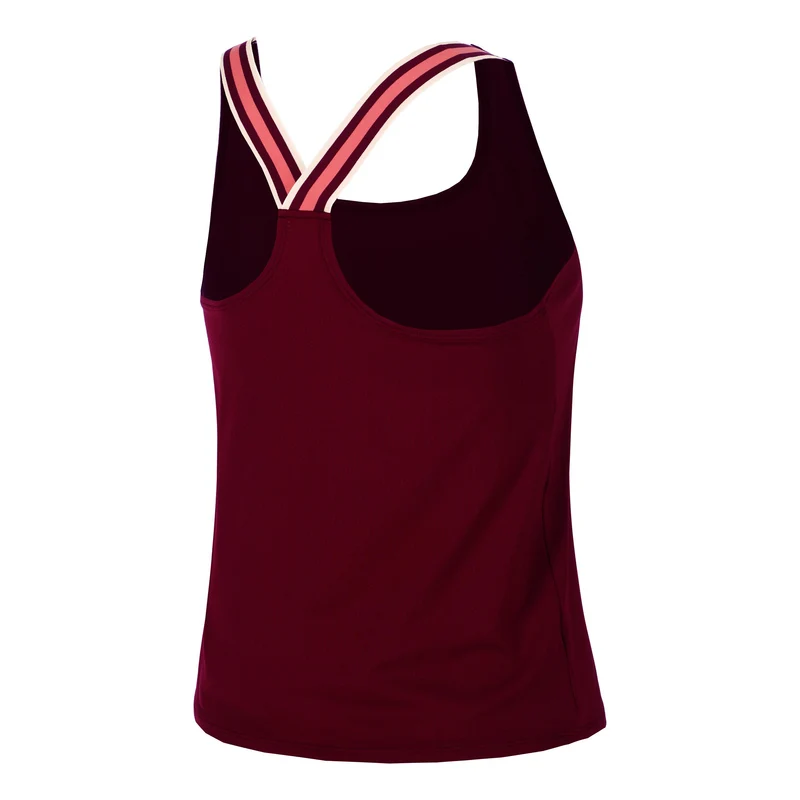 Endlessly Serve & Volley 2.0 Tank-Top Damen-Weinrot,Mehrfarbig