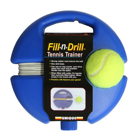 Fill & Drill Tennis-Trainingsgerät-Blau,Gelb