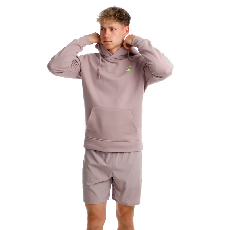 Mind Taped Hoody Herren-Lila,Neongrün