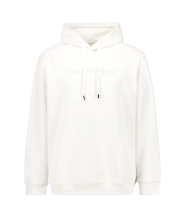 Sudadera PadelPROShop Blanca con Relieve