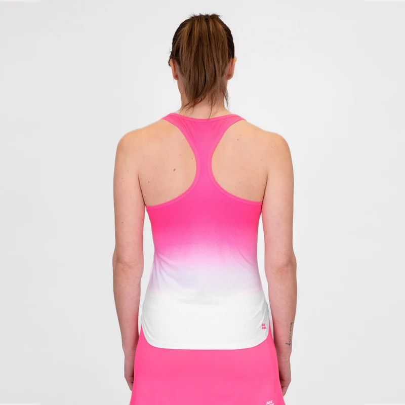Crew Gradiant Tank-Top Damen-Pink,Weiß
