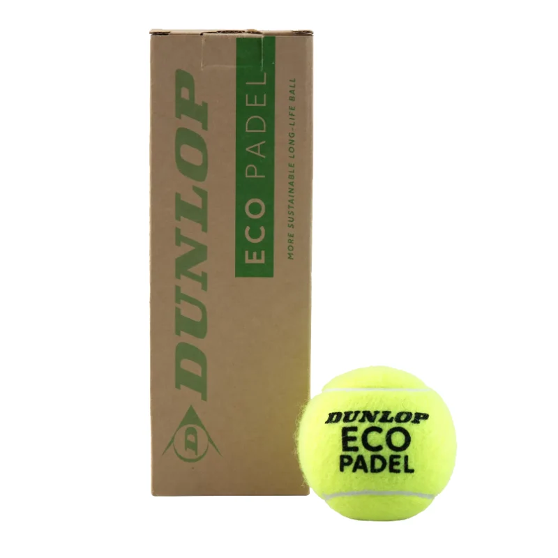 Dunlop Eco Padel Balls - 3 Ball Tube