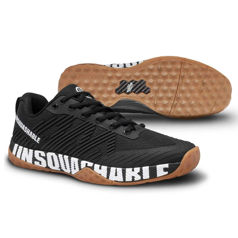 UNSQUASHABLE FAST-TEC PRO Squash Shoes Black