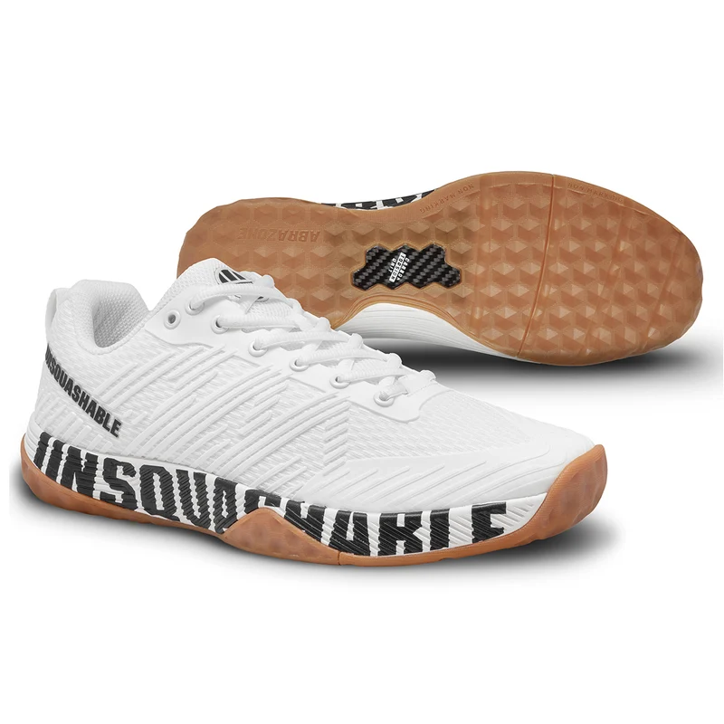 UNSQUASHABLE FAST-TEC PRO Squash Shoes White