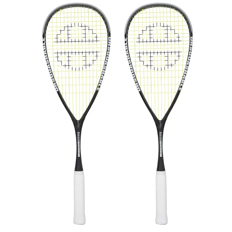 UNSQUASHABLE Y-TEC 125 Squash Racket - 2 Racket Deal