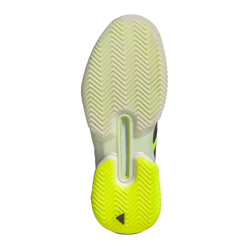 adizero Ubersonic 5 Sandplatzschuh Damen - limette, schwarz