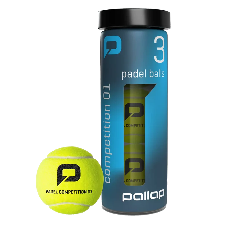 Pallap Competition Padel Balls - 3 Ball Tube