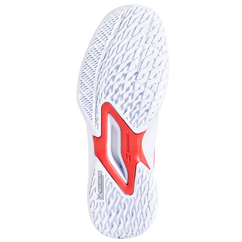 Babolat Junior Propulse 3 Tennis Shoes SS25 White Coral