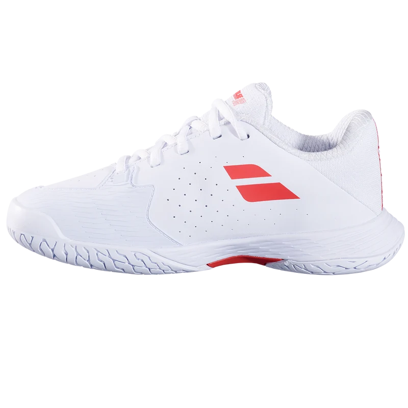 Babolat Junior Propulse 3 Tennis Shoes SS25 White Coral