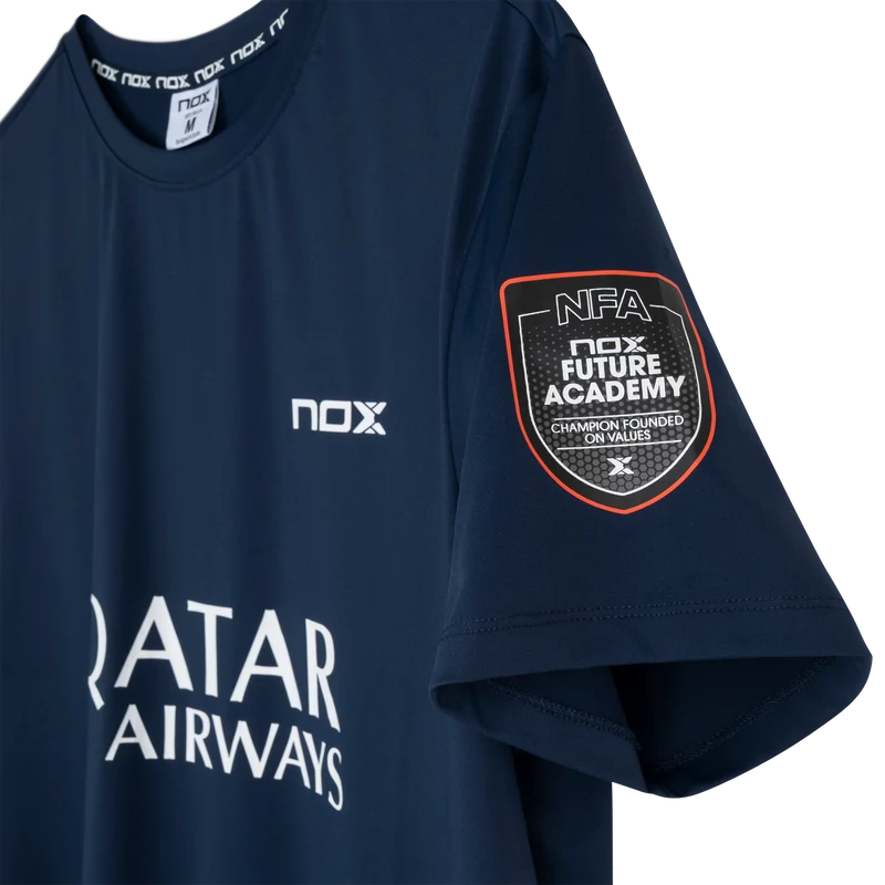 Nox Men's Agustin Tapia AT10 Sponsor T-Shirt Dark Blue
