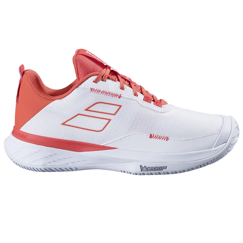 Babolat Women's SFX Evo Tennis Shoes FW25 White Terra Cotta