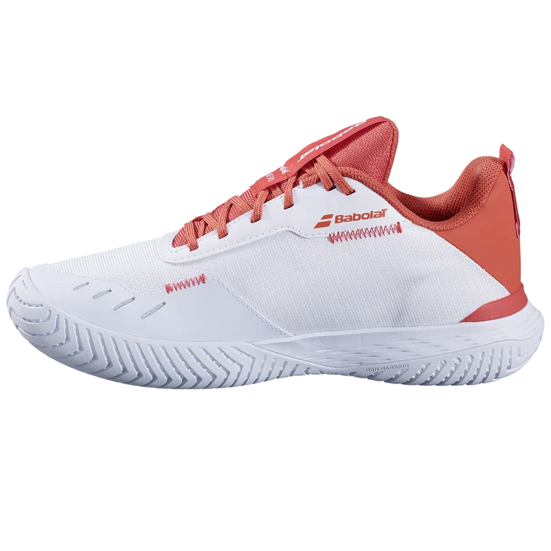 Babolat Women's SFX Evo Tennis Shoes FW25 White Terra Cotta