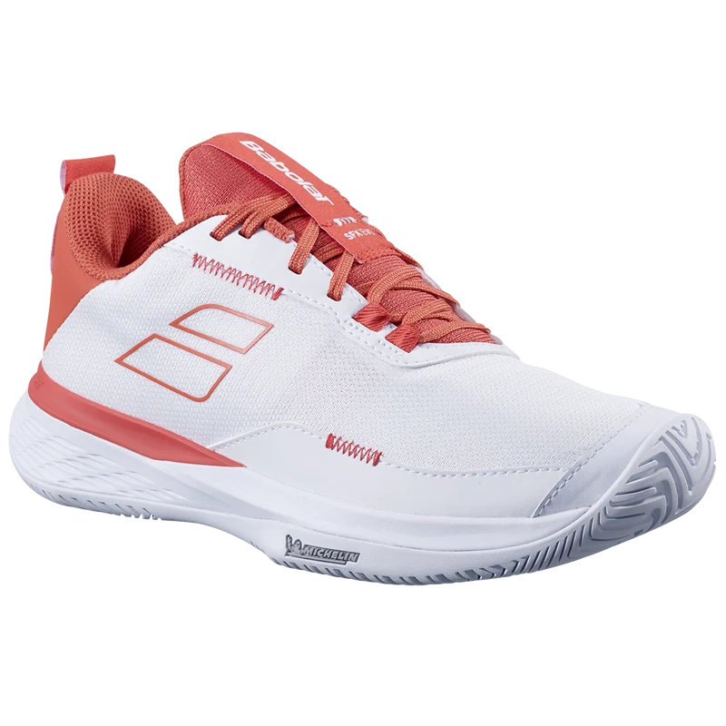 Babolat Women's SFX Evo Tennis Shoes FW25 White Terra Cotta
