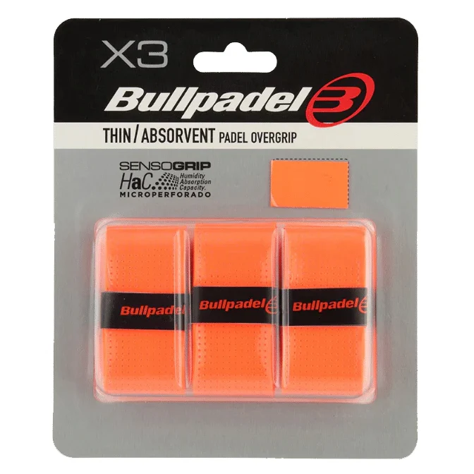 Bullpadel Thin Padel Overgrip - 3 Pack