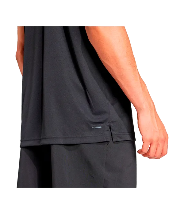 Polo Adidas Club 3STR Negro