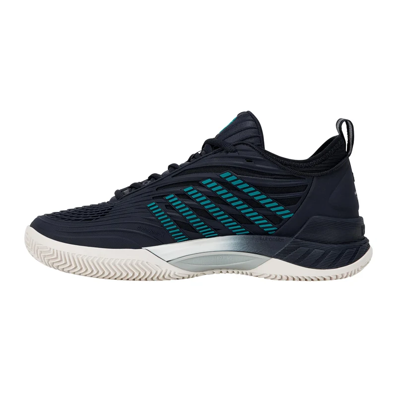 Hypercourt Supreme 2 Sandplatzschuh Herren - schwarz, türkis