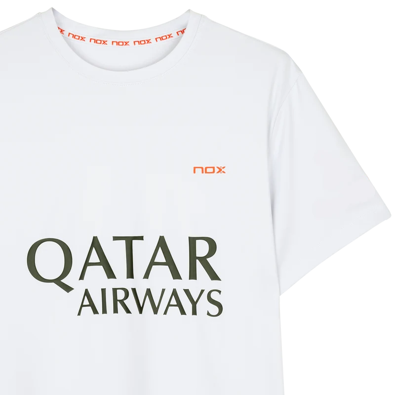 Nox Men's Agustin Tapia AT10 Sponsor T-Shirt White
