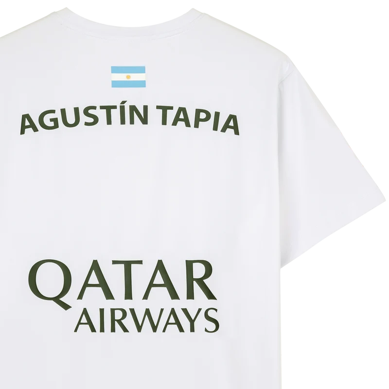 Nox Men's Agustin Tapia AT10 Sponsor T-Shirt White