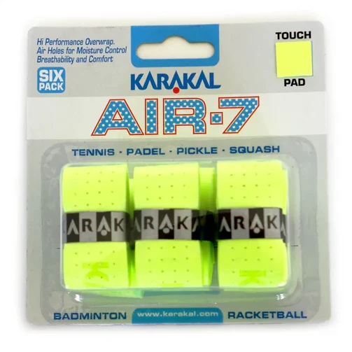 Karakal Air-7 Overwrap Racket Grip – 6 Pack
