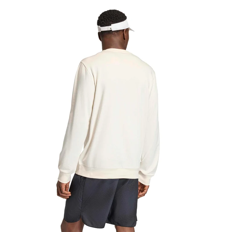 Heritage Graphik Sweatshirt Herren - weiß, dunkelblau
