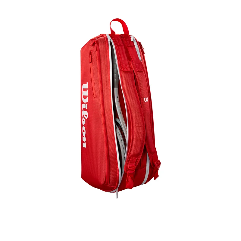 Wilson Super Tour 6 Racket Bag 2025 Red