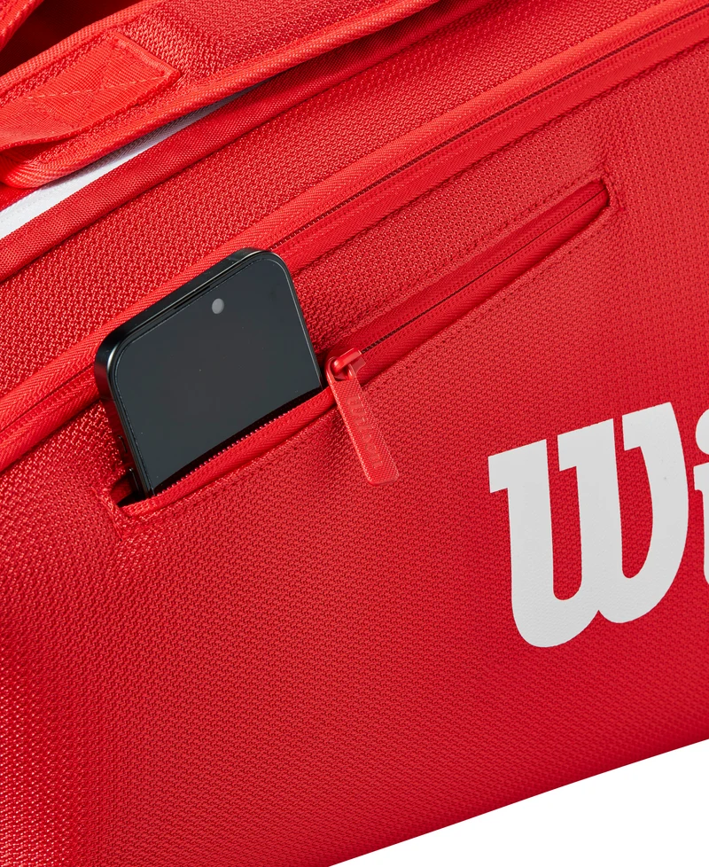 Wilson Super Tour 6 Racket Bag 2025 Red