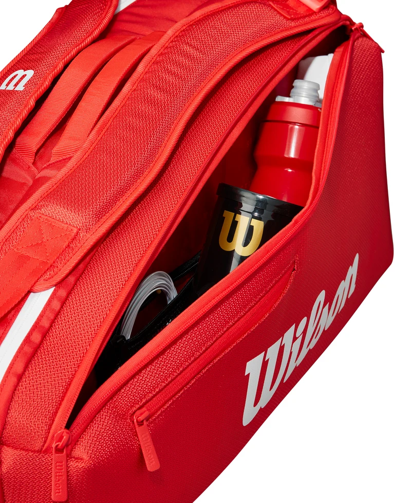 Wilson Super Tour 6 Racket Bag 2025 Red